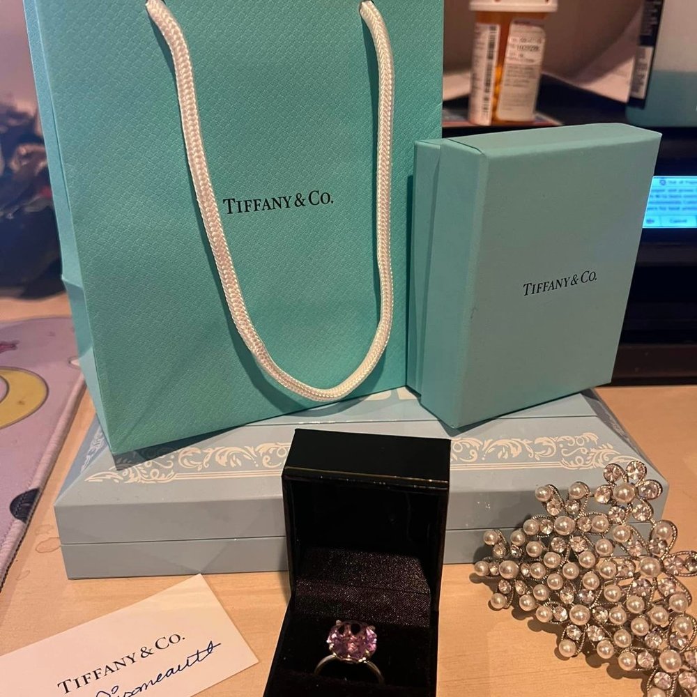 T&Co Amethyst Octagonal Silver Sparkler - Picture 2 of 4